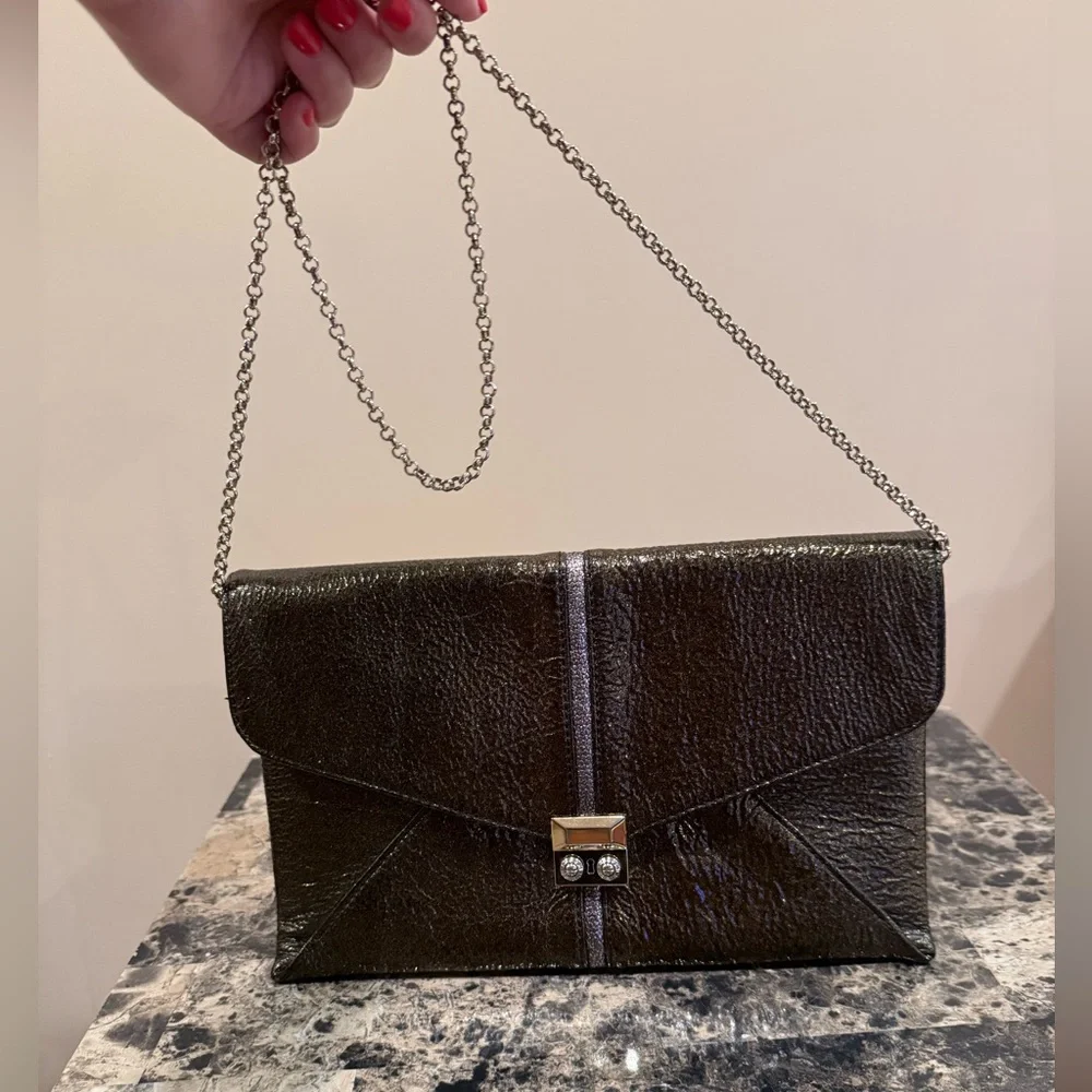 Henri Bendel Bronze Clutch - Picture 13 of 14
